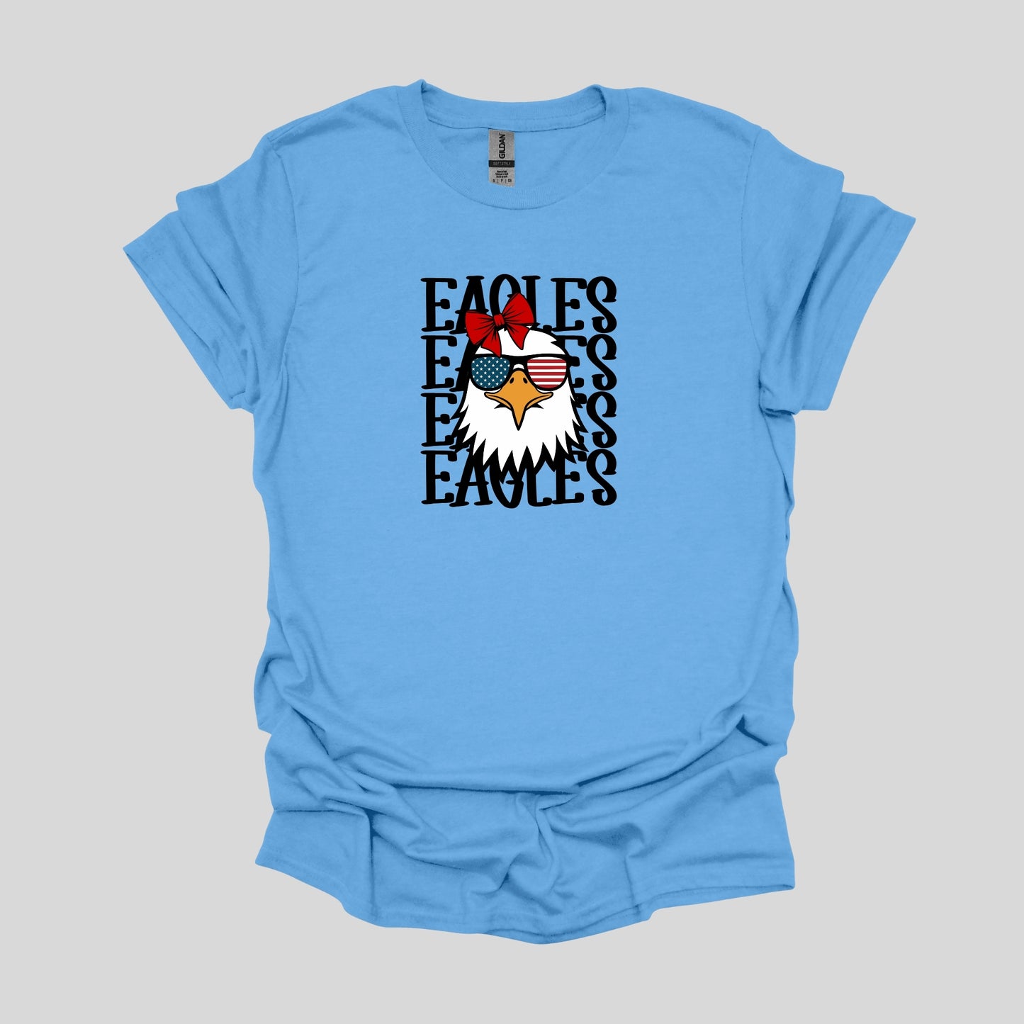 Stacked Eagle with bow T-shirt