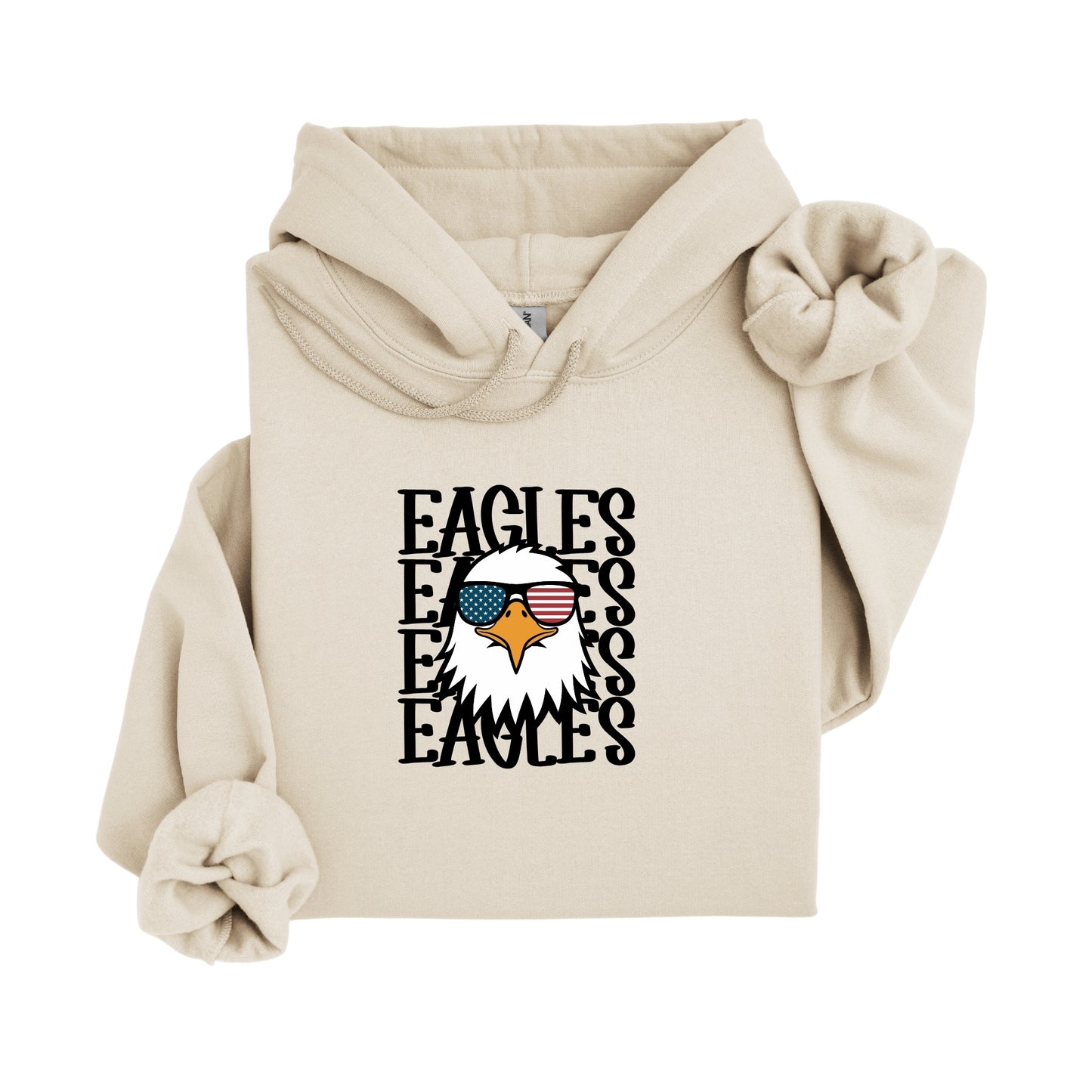 Stacked Eagle Hoodie
