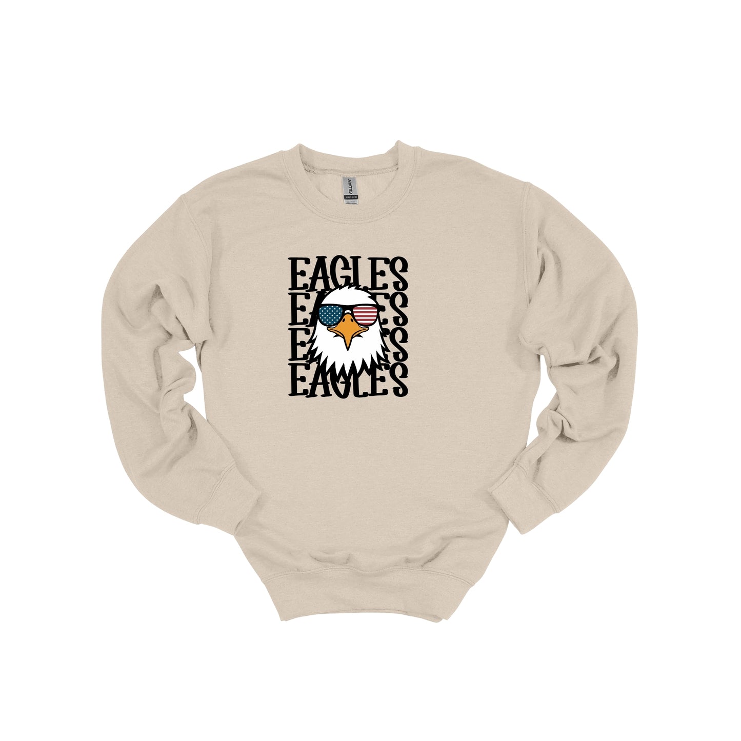 Stacked Eagle Crewneck