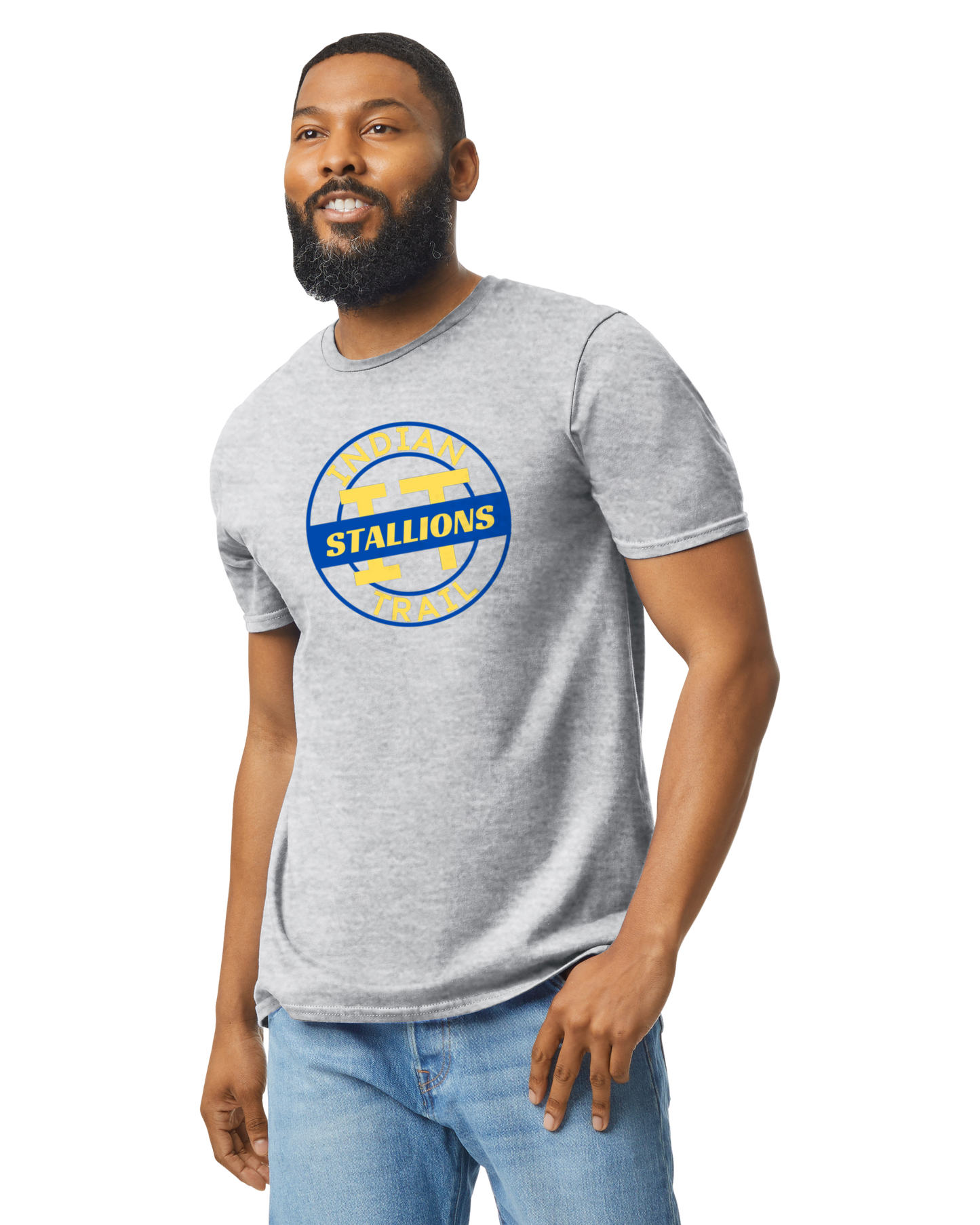 IT Round Color Light Gray T-shirt