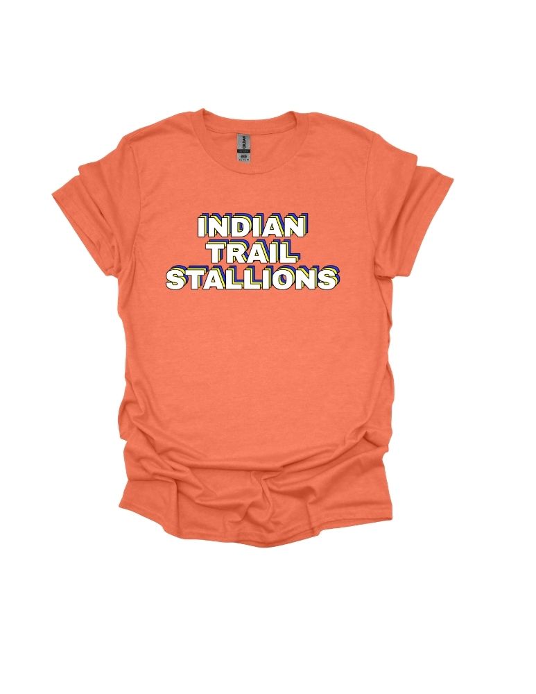 Indian Trail Stacked Tshirt