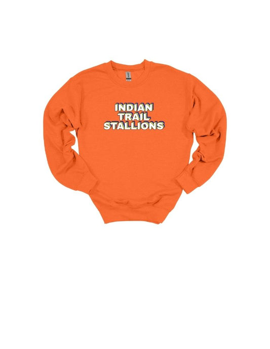 Indian Trail Stacked Crewneck