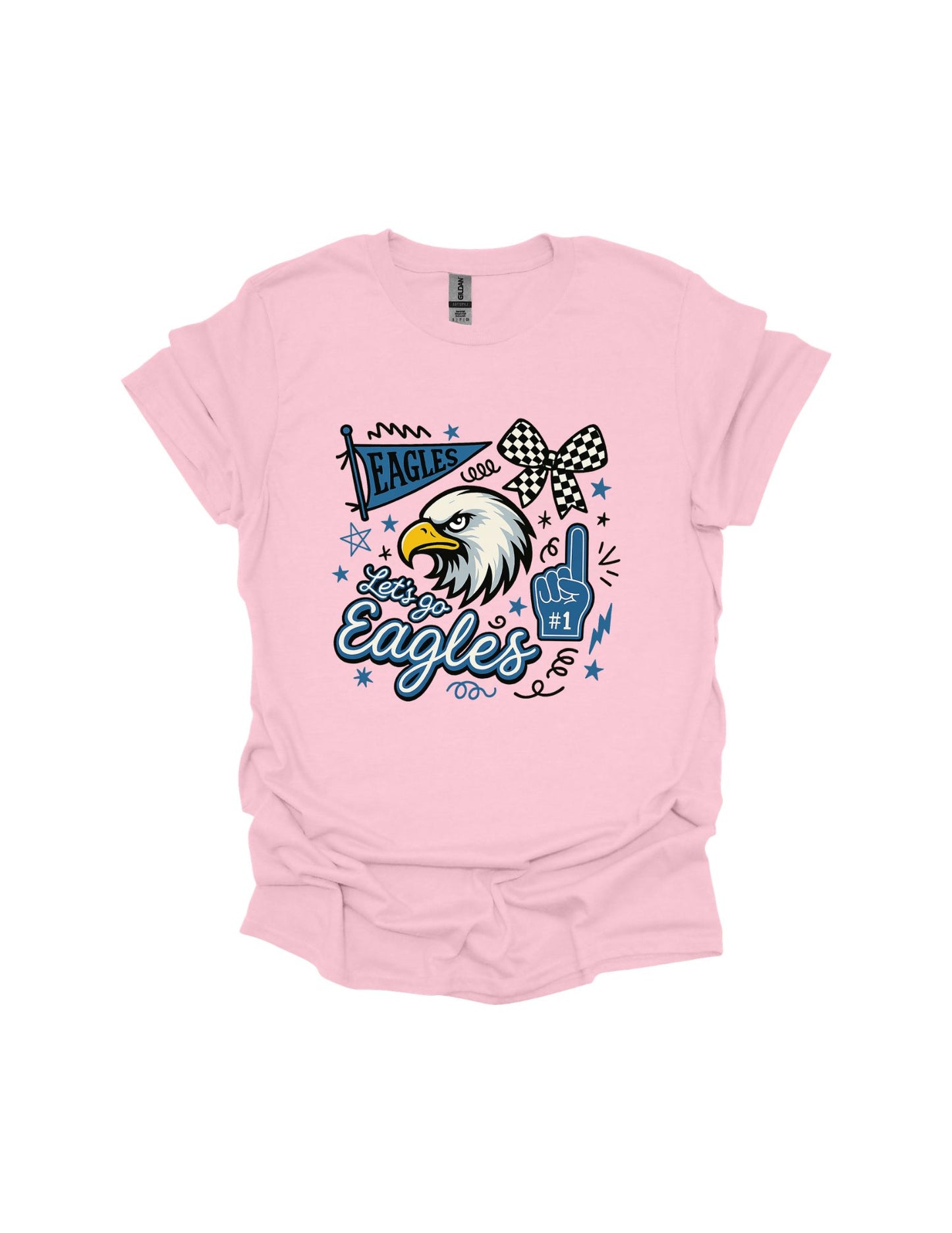 Eagle collage T-shirt