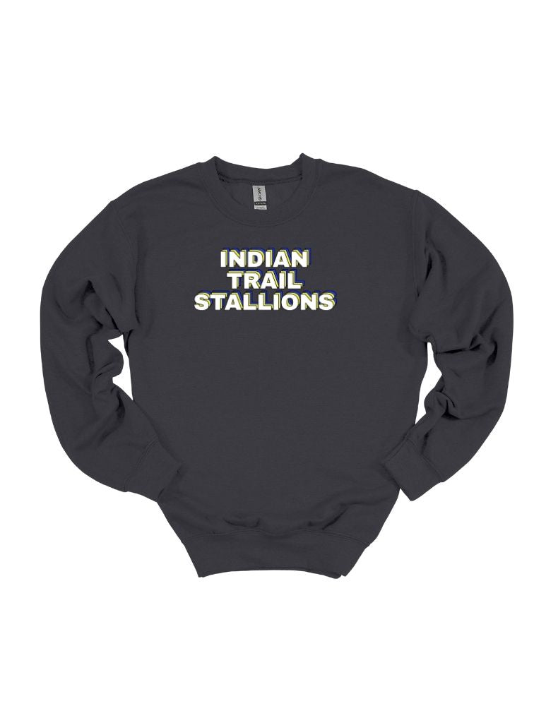 Indian Trail Stacked Crewneck