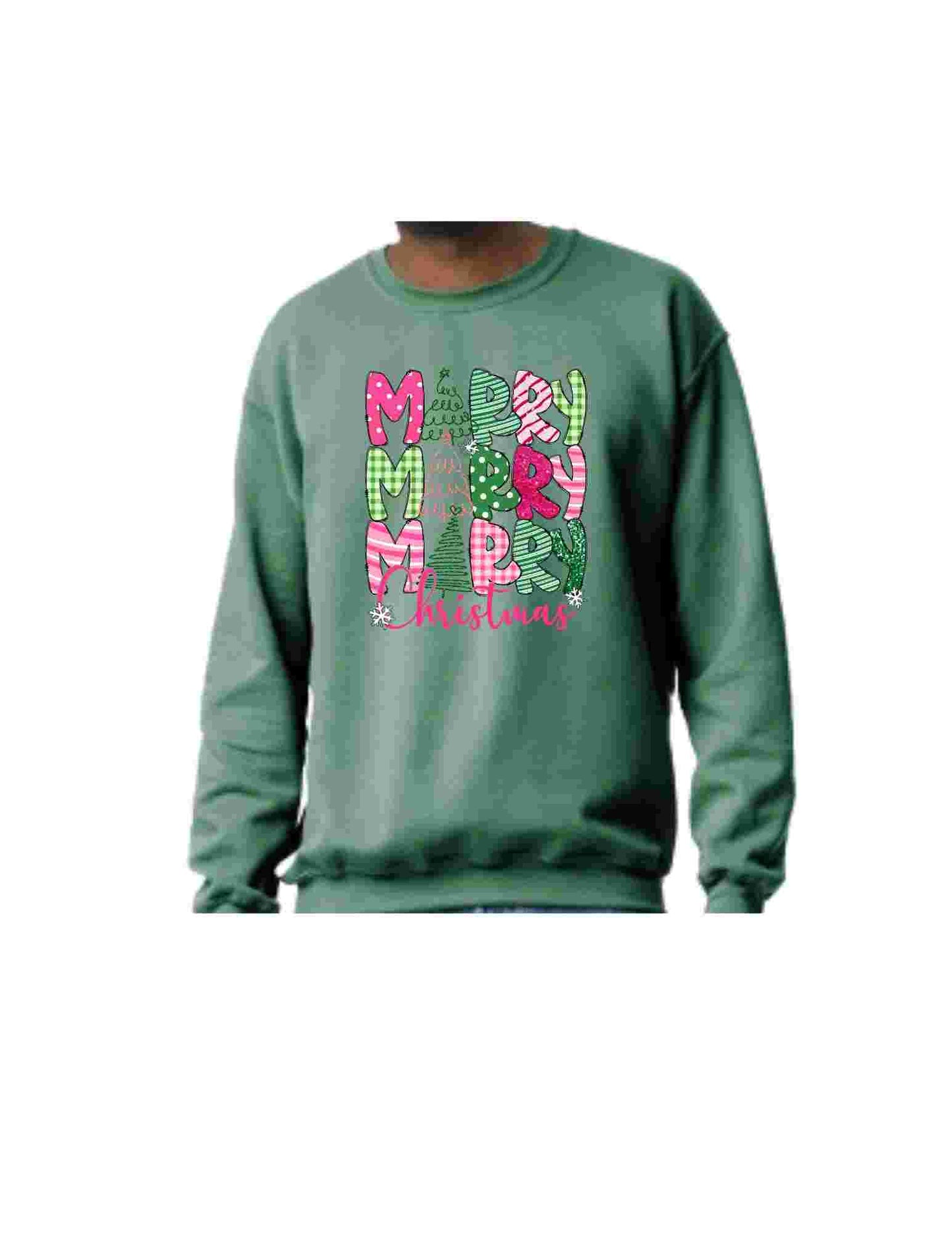 Merry Merry Merry Christmas Crewneck