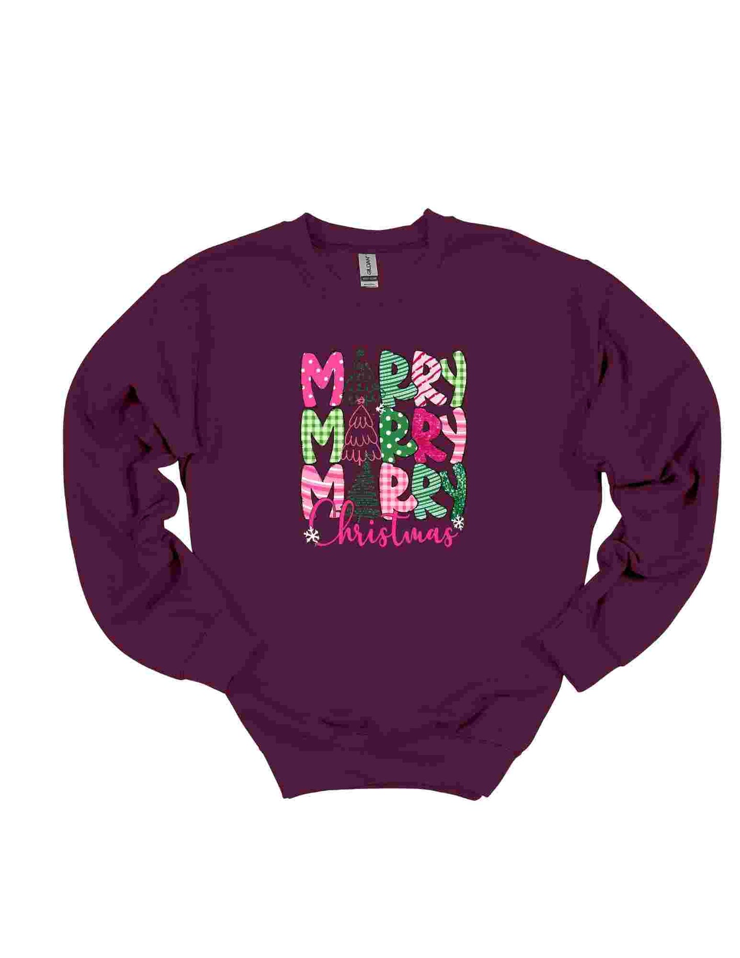 Merry Merry Merry Christmas Crewneck