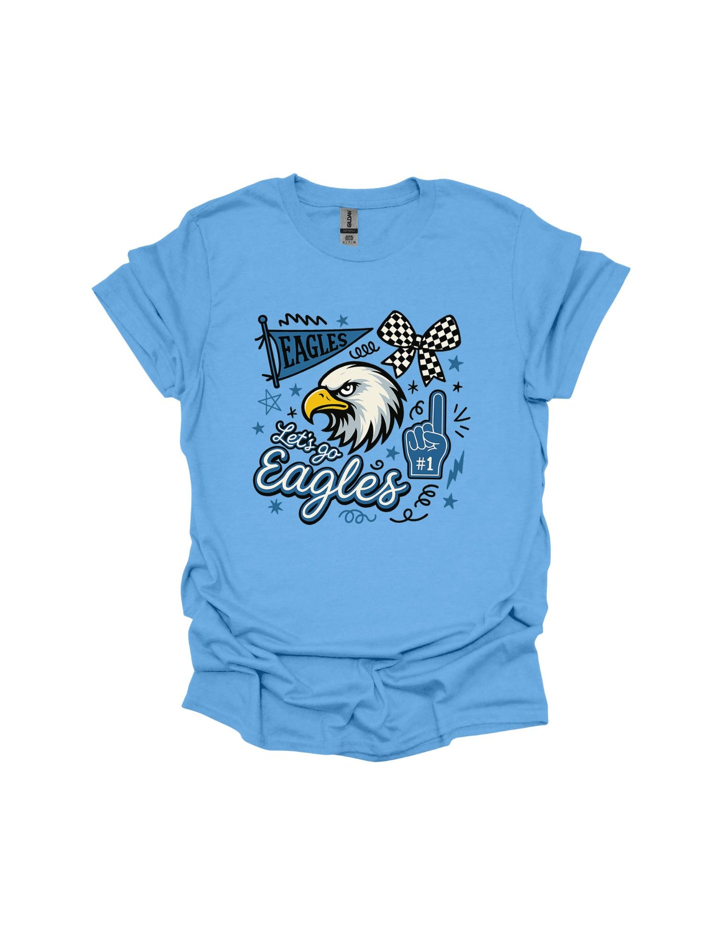 Eagle collage T-shirt