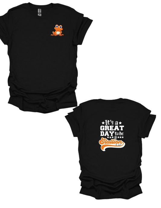 Indian Trail Frog Front and Back Tshirt