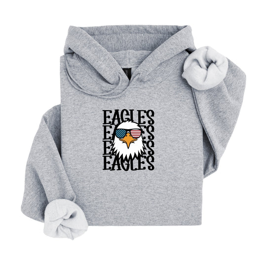 Stacked Eagle Hoodie