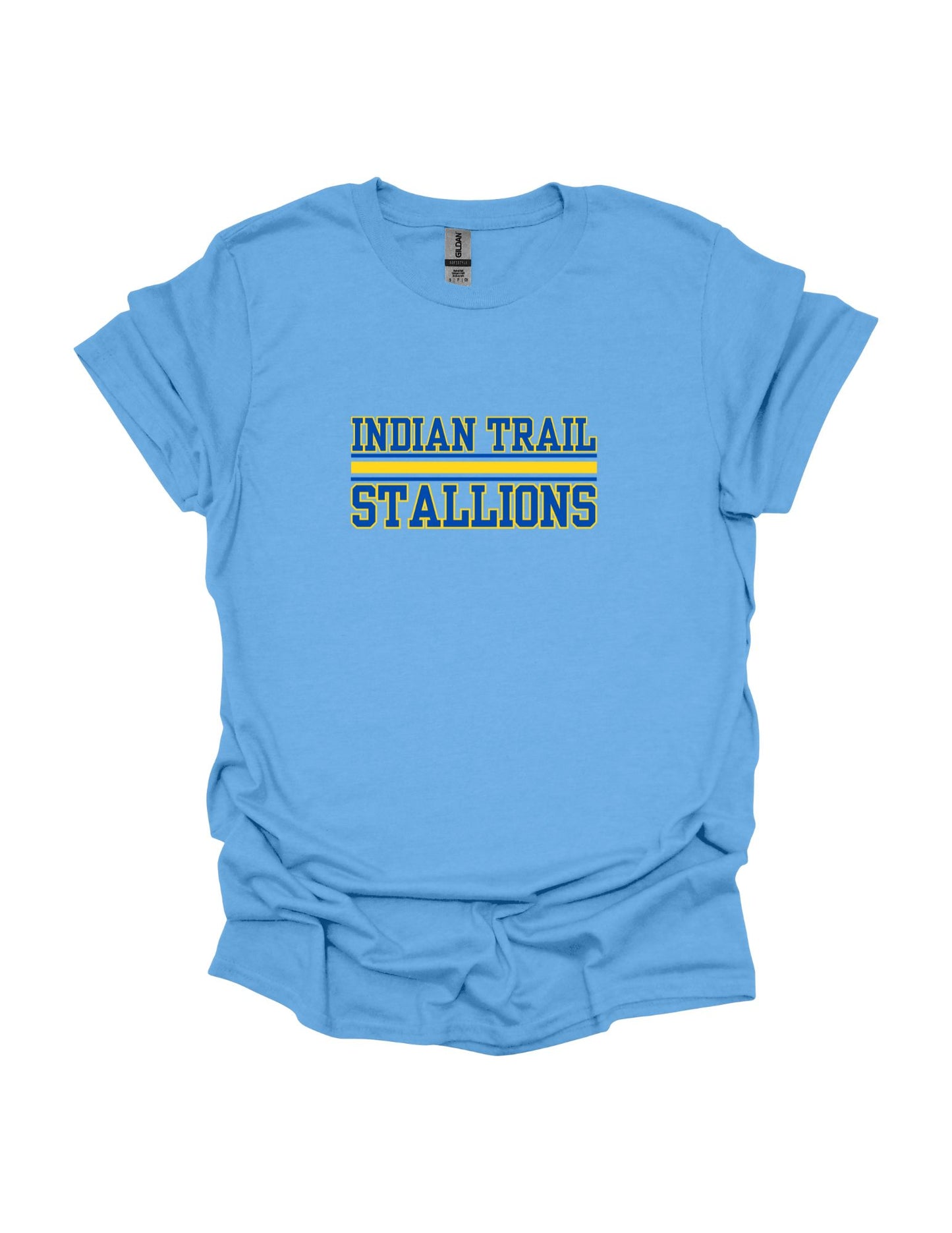 Indian Trail Blue Varsity Letters Tshirt