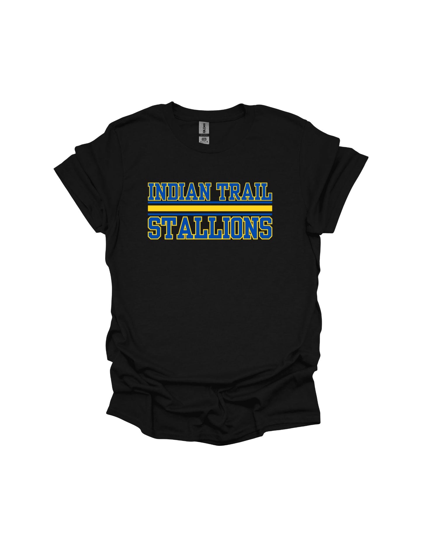 Indian Trail Blue Varsity Letters Tshirt