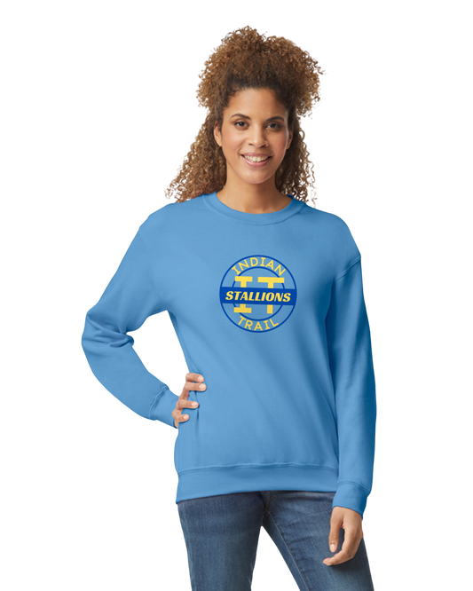 IT Round Color Blue Crewneck