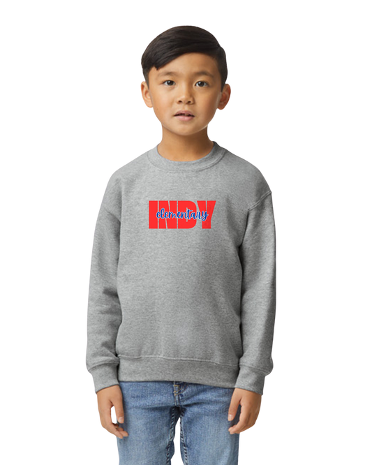 Youth Indy Gray Sweatshirt